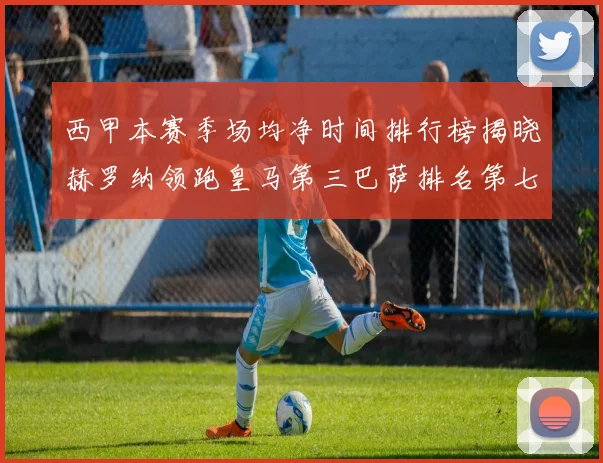 西甲本赛季场均净时间排行榜揭晓赫罗纳领跑皇马第三巴萨排名第七